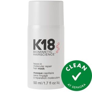K18 Biomimetic Hairscience Leave-In Molecular Repair Mask — White